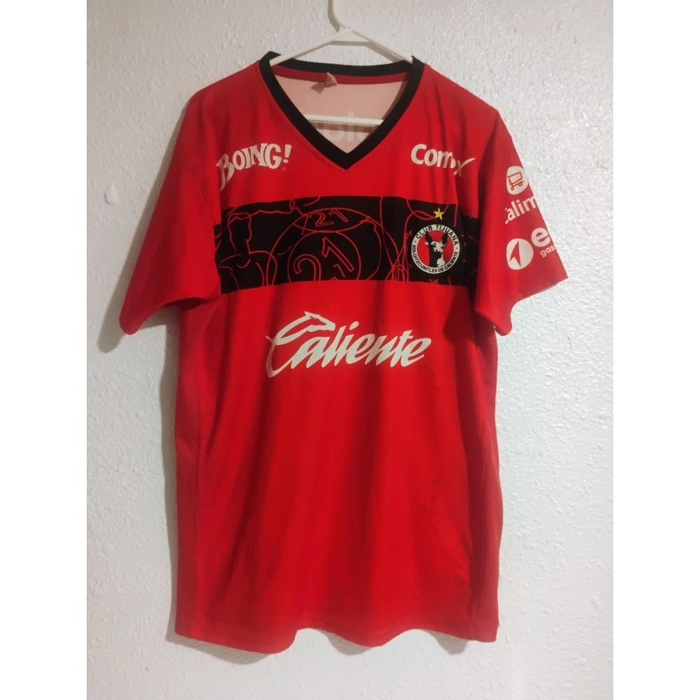 Remini Men's Red Club Tijuana Jersey Size Large/XL Player Jersey Soccer Football
